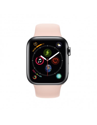 Apple Watch Series 4 Boîtier en acier inoxydable 40mm - Noir paiement sécurisé