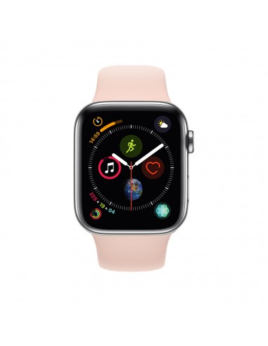 Apple Watch Series 4 Boîtier en acier inoxydable 44mm - Argent pour bénéficier 