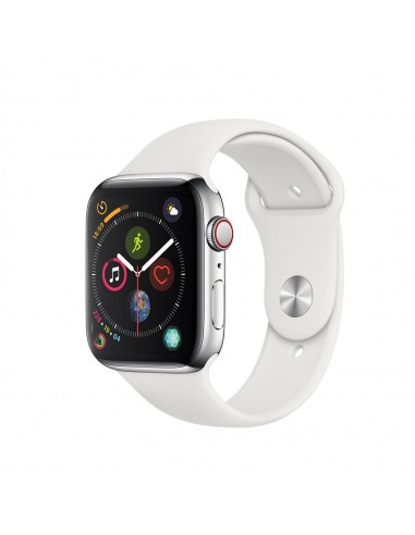 Apple Watch Series 4 Boîtier en acier inoxydable 44mm - Argent hantent personnes