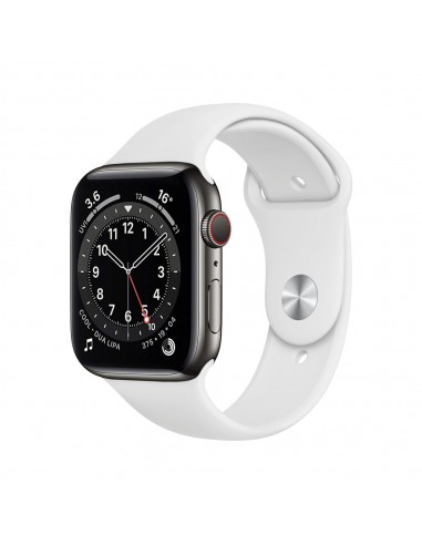 Apple Watch Series 6 Boîtier en acier inoxydable 40mm - Graphite est présent 