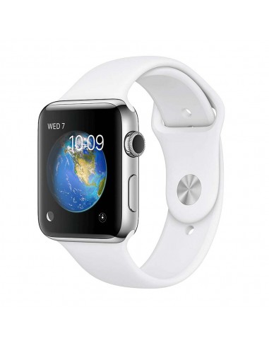 Apple Watch Series 5 Boîtier en acier inoxydable 40mm - Argent Voir les baskets