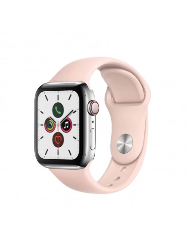 Apple Watch Series 5 Boîtier en acier inoxydable 44mm - Argent plus qu'un jeu 