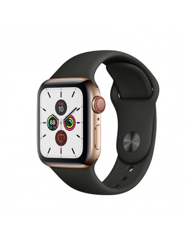 Apple Watch Series 5 Boîtier en acier inoxydable 44mm - Or Faites des économies