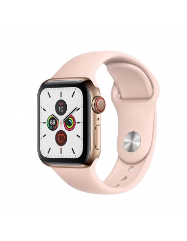 Apple Watch Series 5 Boîtier en acier inoxydable 40mm - Or pas chere